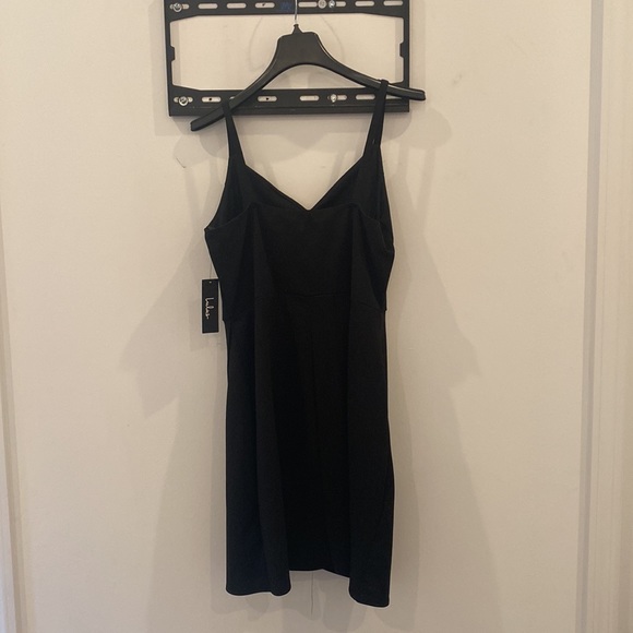 Lulus Black Bodycon Dress, black, size 1X - Picture 8 of 8
